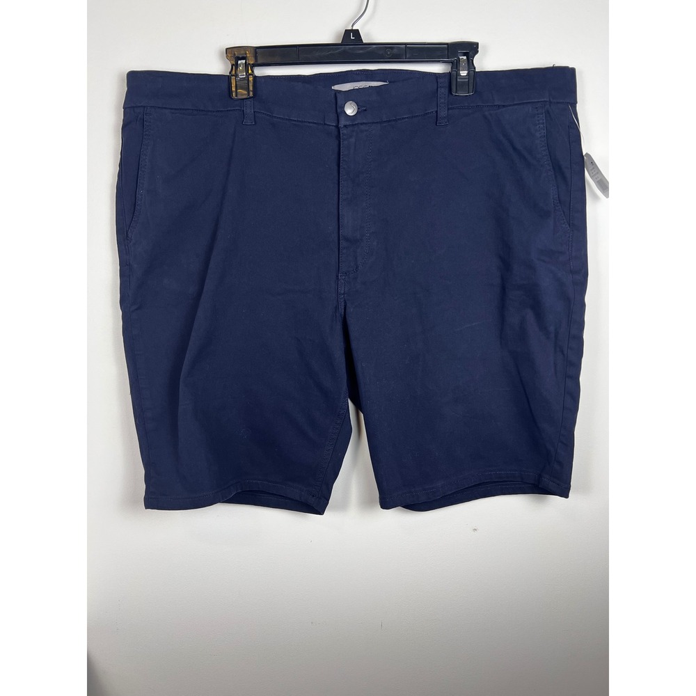 JOES JEANS The Trouser Short Navy Blue Size 42 Mens Flat Front Casual Shorts NWT